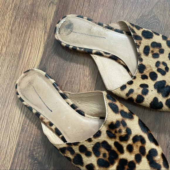Madewell mule leopard slides women’s size 7 shoes animal print slip on spring - Picture 2 of 6